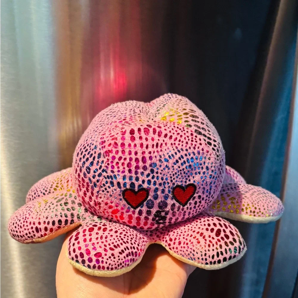 Colorful Plush Octopus Toy reversible